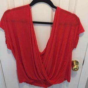 Altard State beautiful Coral open front Top Sz S
